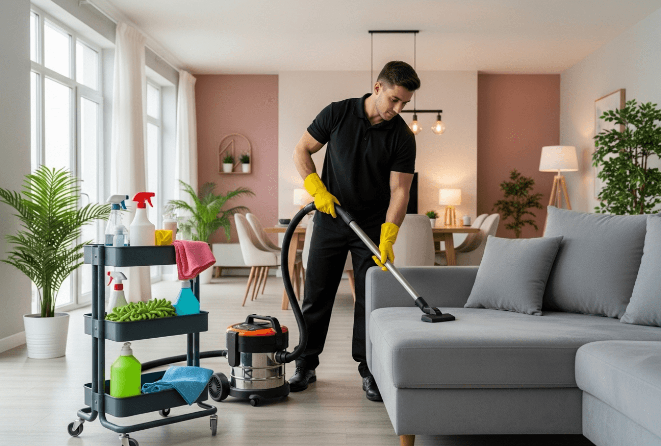 7 Seater Sofa Set Cleaning