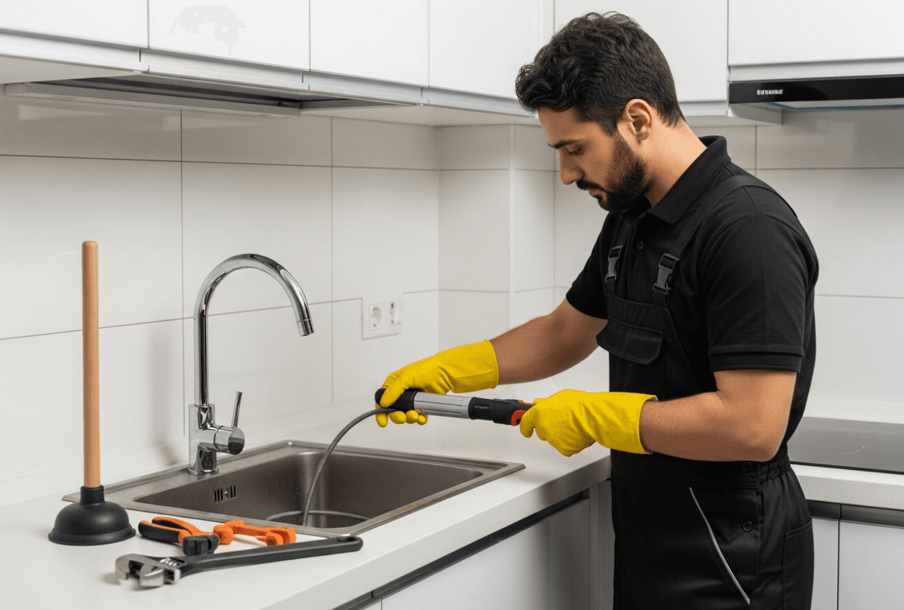 Kitchen Drain Blockage