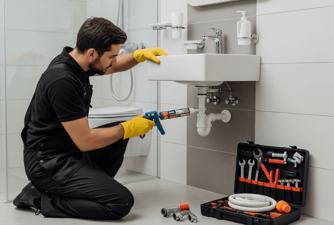 Washbasin Installation