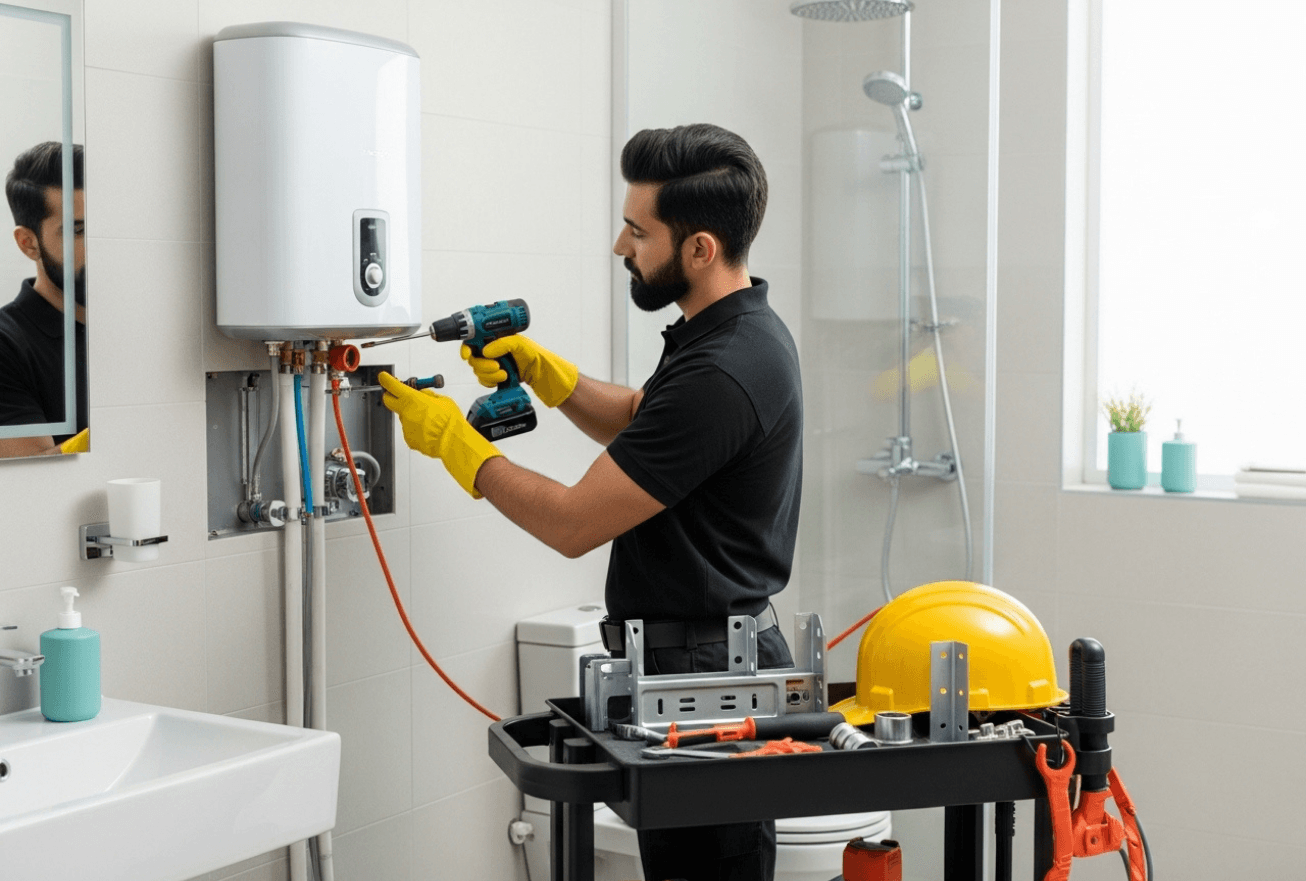 Instant Electric Geyser Installation