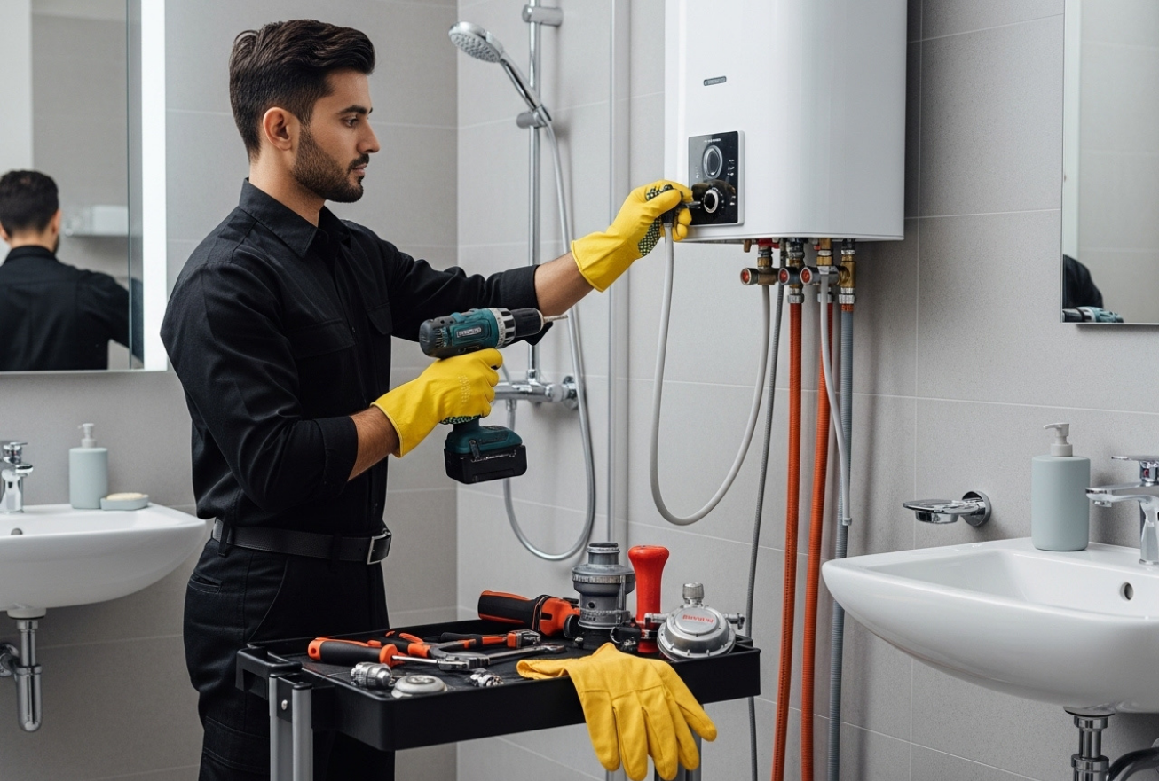 Gas Geyser Installation