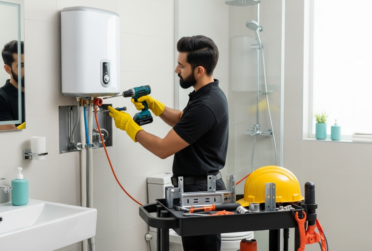 Instant Electric Geyser Installation