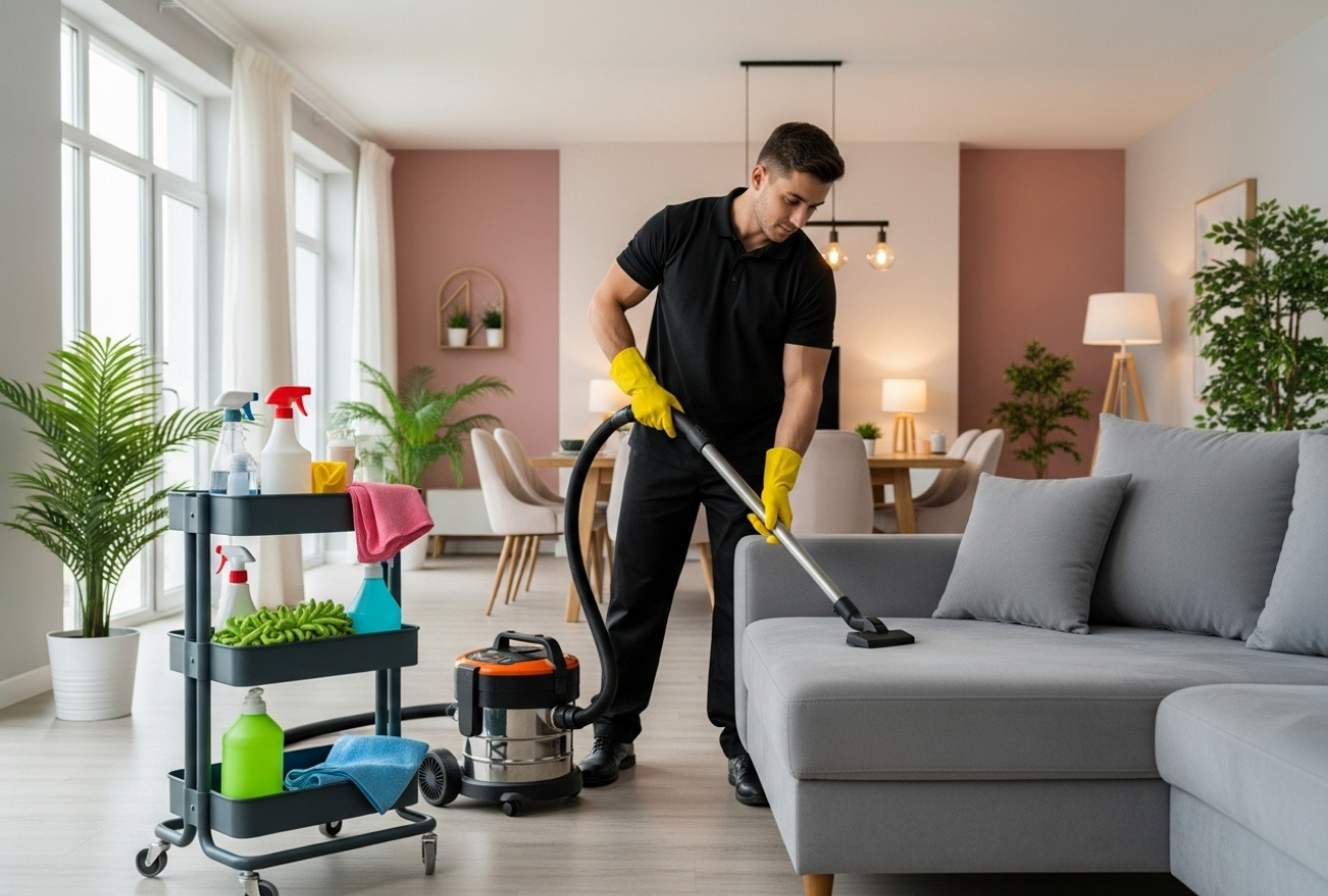 7 Seater Sofa Set Cleaning